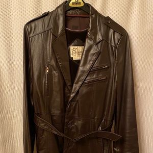 Leather Berman’s Men’s vintage coat.